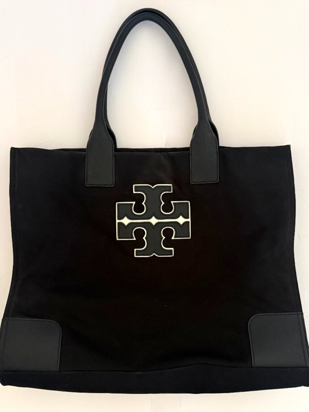 Tory Burch Ella Nylon Tote Bag with Logo